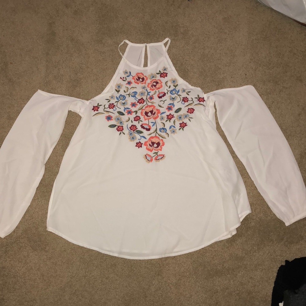 A&F Open Shoulder Top